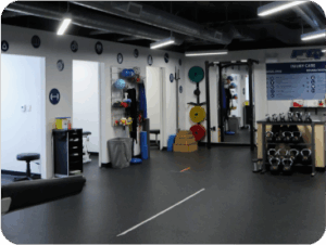 Amped Physiotherapy clinic private treatment spaces in Ottawa